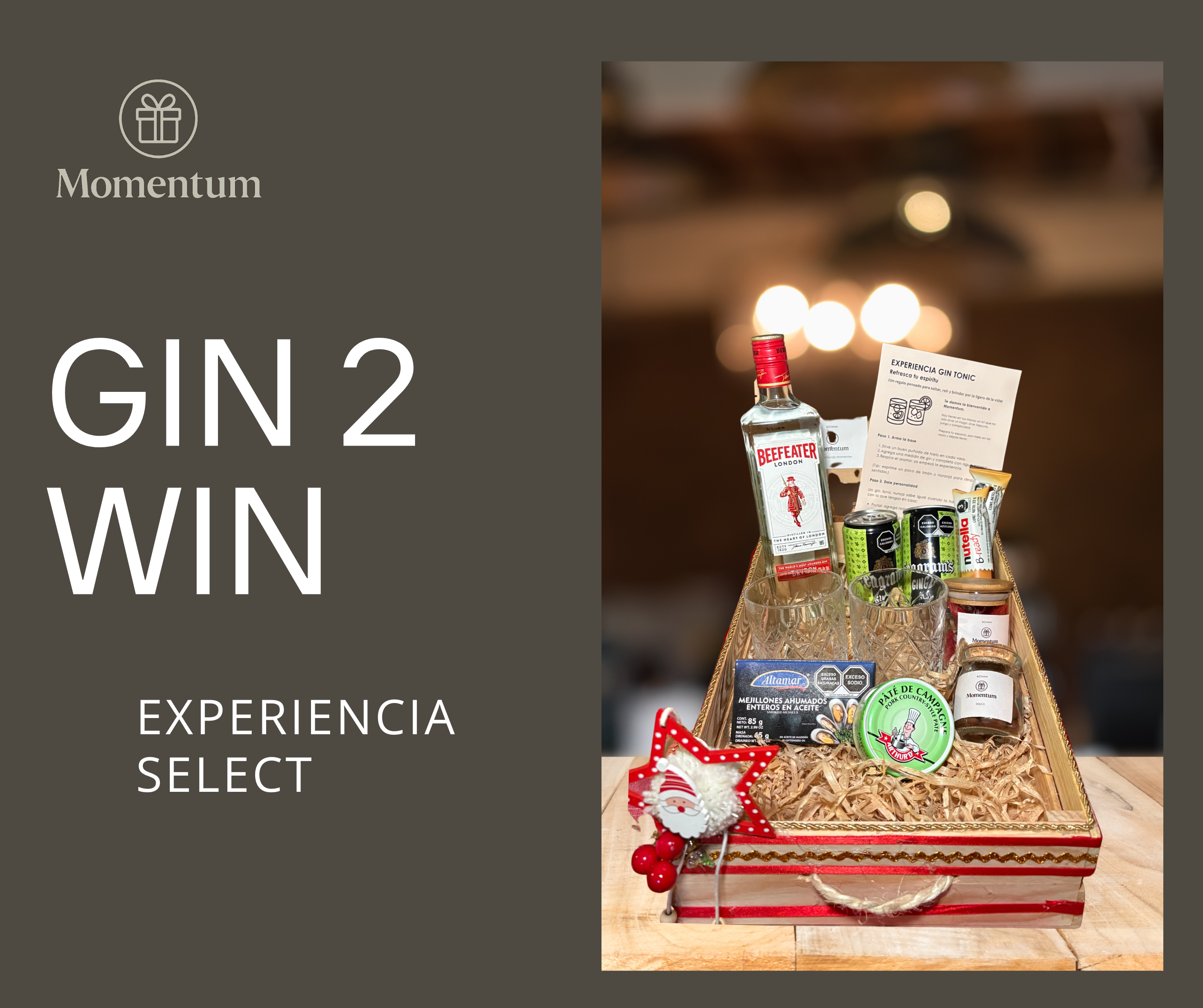 Experiencia Gin 2 Win – Select (Caja mediana)