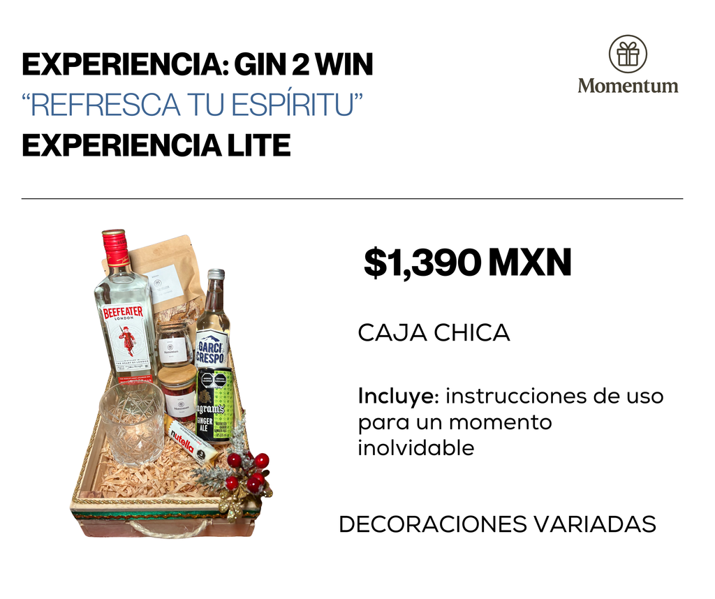 Experiencia Gin 2 Win – Lite (Caja chica)