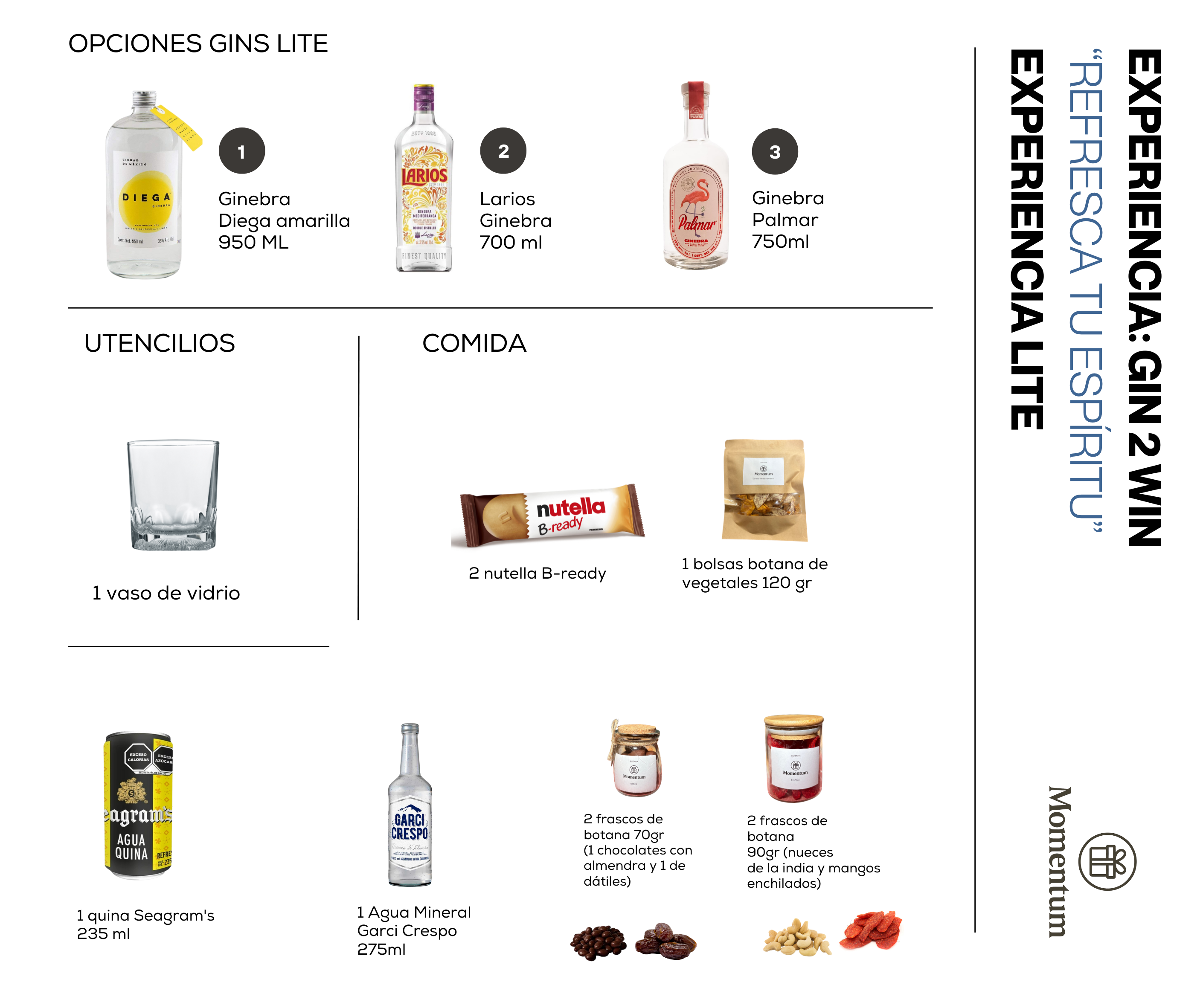 Experiencia Gin 2 Win – Lite (Caja chica)