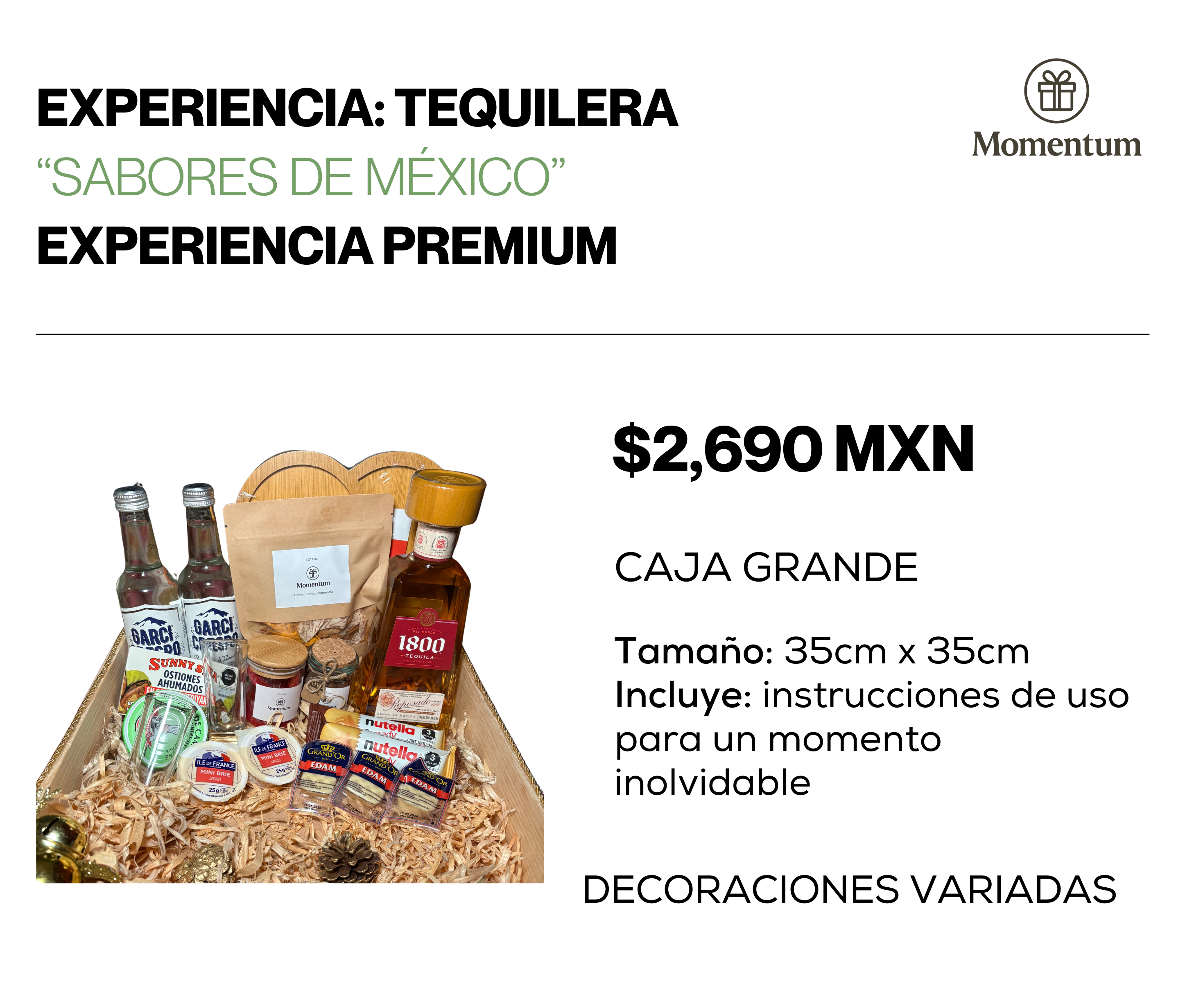 Experiencia Tequilera – Premium (Caja grande)