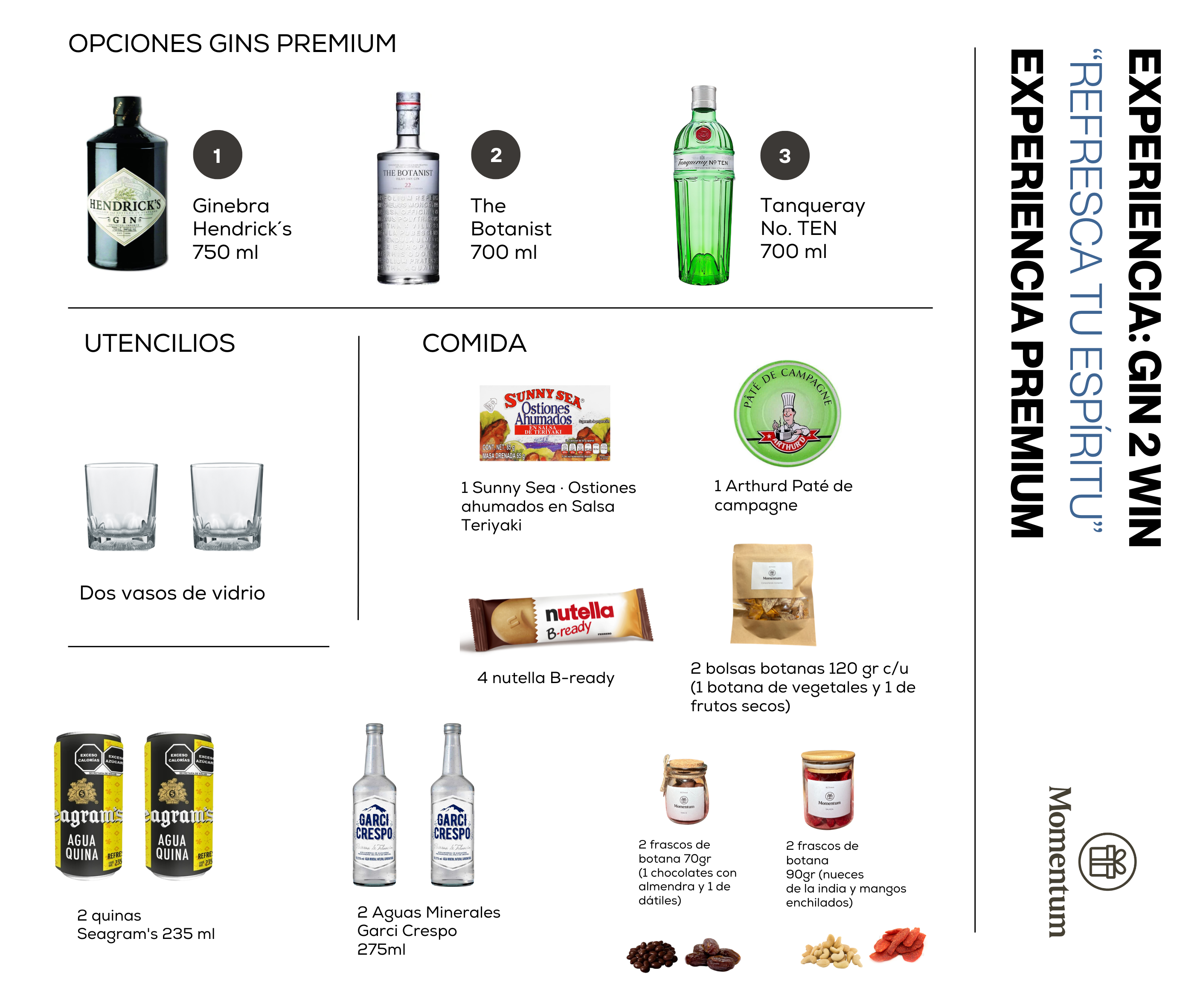 Experiencia Gin 2 Win – Premium (Caja grande)